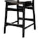 Baxton Studio Tafari Mid-Century Modern Dark Brown Finished Wood and Rattan 2-Piece Counter Stool Set, PR 239-2PC-13419-ZORO - alternate 9